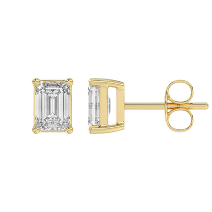 14K Yellow Gold, flat view