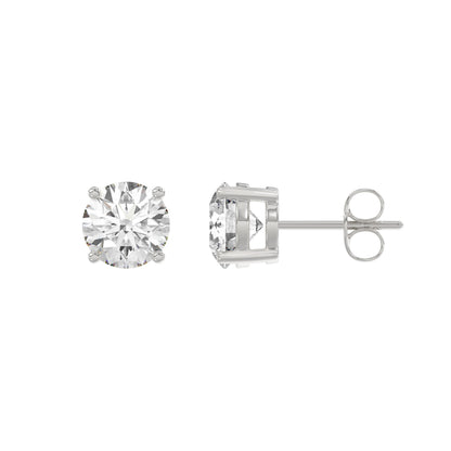 18K White Gold, flat view