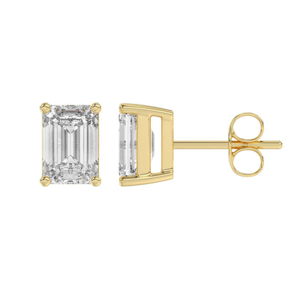 14K Yellow Gold, flat view