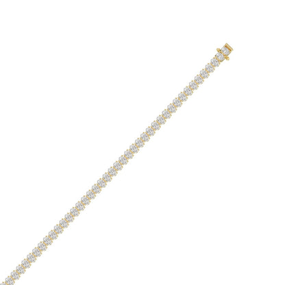 14K Yellow Gold, flat view